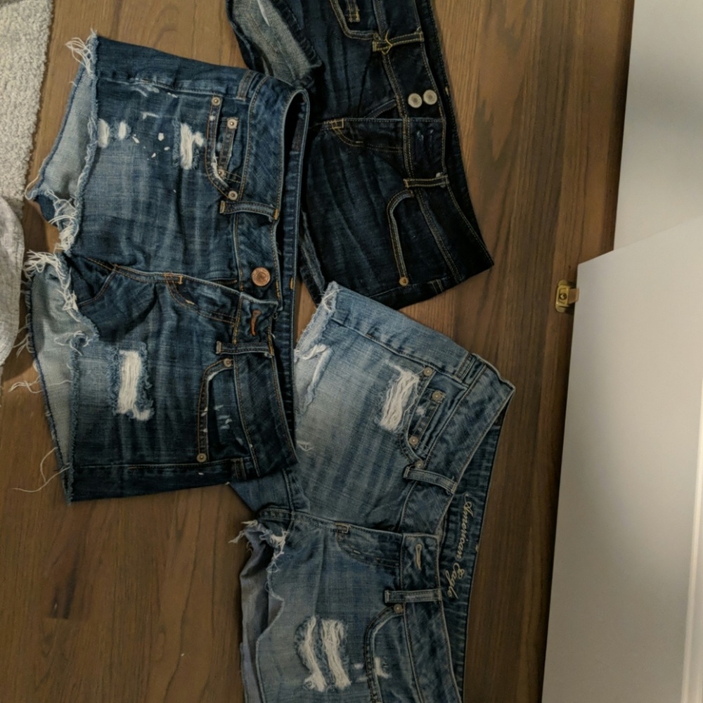 3pair of American eagle Jean shorts